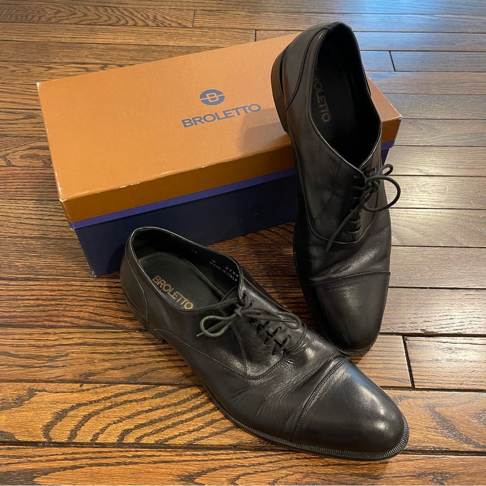 Broletto | Black Oxford Shoes | Size 10